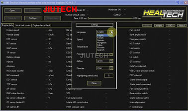 OBD Tool For Fuel Injected Honda Motorcycles Support Multi-languages Used On Laptop Or Netbook