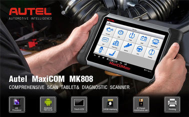 Autel Original MaxiCOM MK808 Diagnostic Tool 7-inch LCD Touch Screen Swift Diagnosis Functions of EPB/IMMO/DPF/SAS/TMPS