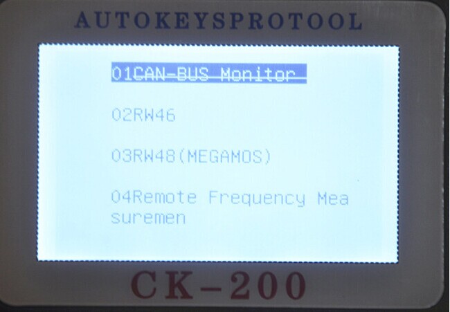 CK-200 مفتاح مبرمج شاشة عرض 3