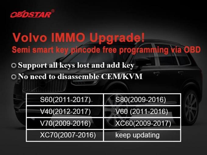 تحديث OBDSTAR X300DP على فولفو