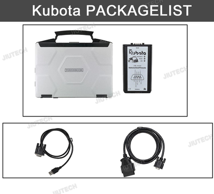 FOR KUBOTA DIAGNOSTIC KIT PYTHON FOR KUBOTA DIAGMASTER PYTHON INTERFACE KUBOTA TAKEUCHI DIAGNOSTIC TOOL+CF54 LAPTOP