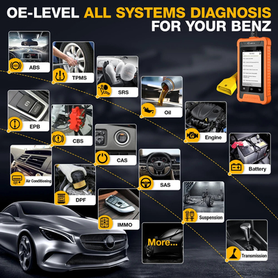 LAUNCH X431 Elite Car Full System Diagnostic Tools Auto OBD OBD2 Scanner Active Test ECU Coding Multilingual Free Update
