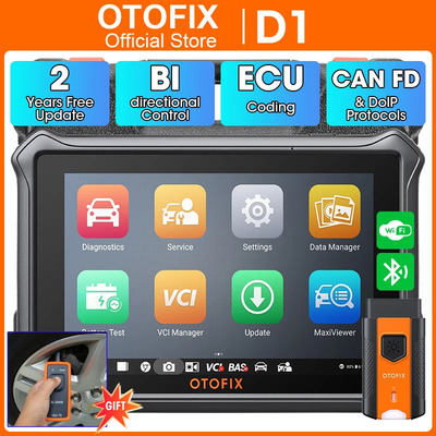 OTOFIX D1 Bluetooth Automotive Scan Tool All System Automotive Diagnostic Tool Bidirectional OBD2 Scanner 2 Year Free up