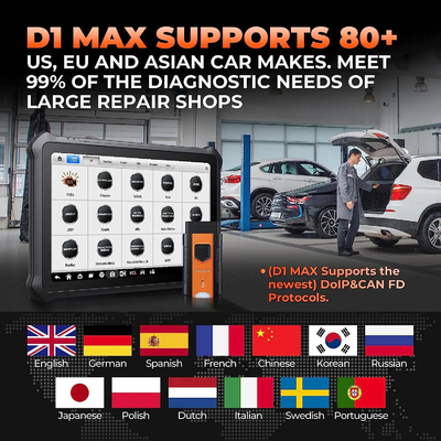 OTOFIX D1 Max Diagnostic Scanner Bi-Directional Bluetooth Scan Tool ECU Coding OBD2 Diagnostic Tools 2 Year Free Update