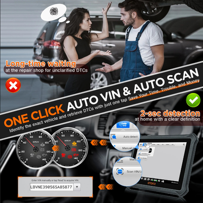 OTOFIX D1 Max Diagnostic Scanner Bi-Directional Bluetooth Scan Tool ECU Coding OBD2 Diagnostic Tools 2 Year Free Update