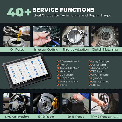OTOFIX D1 Max Diagnostic Scanner Bi-Directional Bluetooth Scan Tool ECU Coding OBD2 Diagnostic Tools 2 Year Free Update