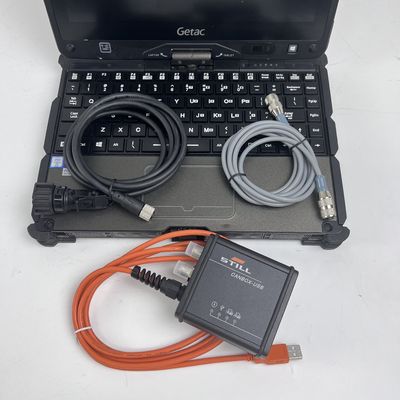 Complete Still Forklift Diagnostic Kit: CANBOX 50983605400 Cable + CANBOX 2 + Getac V110 Laptop