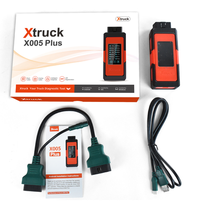 Xtruck X005 Plus Heavy Duty Truck Scanner with Bluetooth 5.1 for FAWDE/SHACMAN