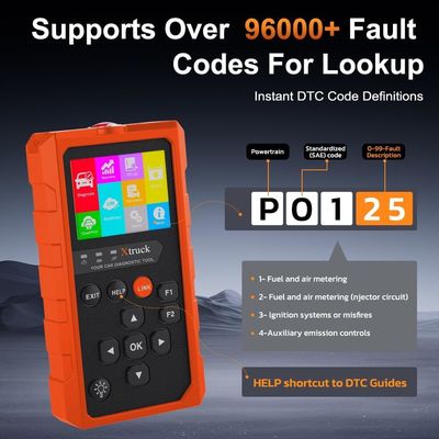 Xtruck 819 Car Diagnostic Tool All System Obd2 Scanner Freeupdate,Code Reader And Display Monitor