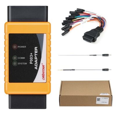 OBDSTAR DC706 ECU Tool Full Version Plus P003+ Adapter and ECU Bench Cables for Reading BO.SCH ECU Data CS PINCODE ECU Clone/ All by OBD or Bench