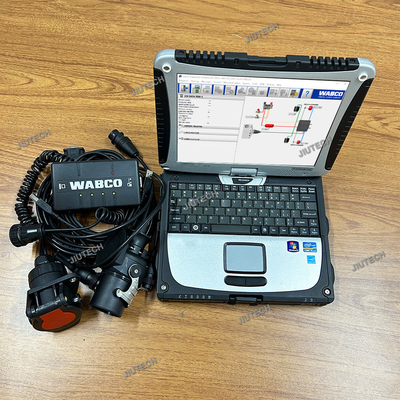 Truck Scanner For WABCO DIAGNOSTIC KIT (WDI) WABCO Trailer WABCO Heavy Duty Diagnostic Scanner Tool+CF19 Laptop