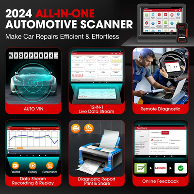 LAUNCH X431 PRO V 5.0 Car Diagnostic Tools Auto OBD2 Scanner All System ECU Coding Active Test Update Online PRO V5.0