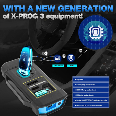 LAUNCH X431 IMMO Plus X-PROG 3 Key Programmer Car OBD2 Diagnostic Tools IMMO Anti-Theft Programming 39 Reset PK immo eli