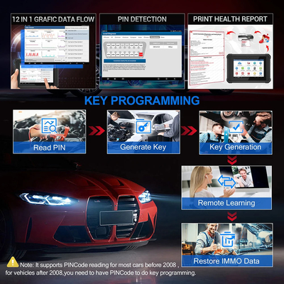 LAUNCH X431 PAD V ELITE 10.1' Car Diagnostic Tools Auto ECU Online Programming Coding X-PROG 3 Key programmer Auto obd2
