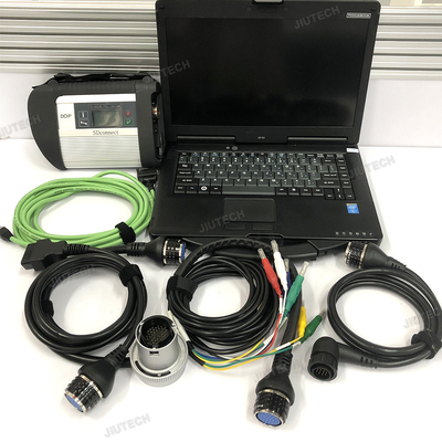 CF53 كمبيوتر محمول مع رقاقة كاملة MB STAR C4 SD Connect Compact C4 Car Truck Software 2024.12 Mb Star Multiplexer أداة تشخيص مع WIFI