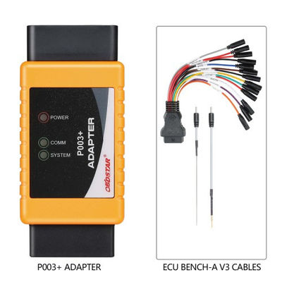 OBDSTAR DC706 ECU Tool Full Version Plus P003+ Adapter and ECU Bench Cables for Reading  ECU Data All by OBD or Bench Cars and Motocycles TCM clone