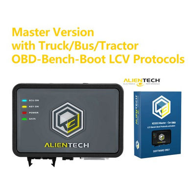 أداة برمجة جهاز الكمبيوتر الرقمي و TCU الأصلية من Alientech KESS V3 KESS3 النسخة الرئيسية مع أوضاع تشغيل OBD للشاحنة الجرارة + Truck Tractor Bench Boot 3