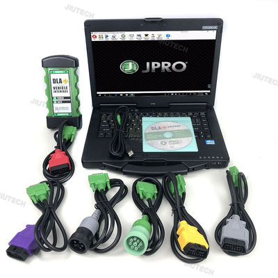 for  dla diagnostic 2024 DLA+2.0 Vehicle Interface Newest Heavy Duty Truck Scanner Diagnostic Tool with CF53 laptop
