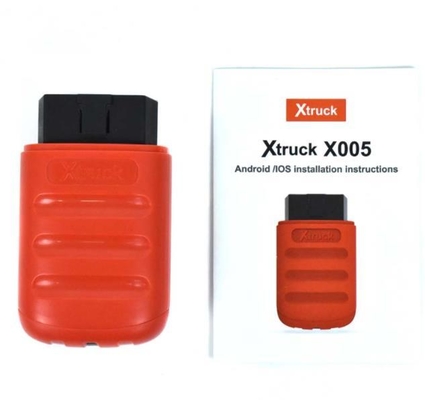 أداة تشخيص شاحنات Xtruck X005 بتقنية Bluetooth 5.1 للخدمة الشاقة لشاحنات SHACMAN/SINOTRUK