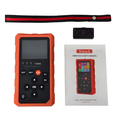 جهاز فحص وتشخيص أعطال السيارات Xtruck 819 OBD2 مع وضع OBDII المحسن و دعم 9 بروتوكولات رئيسية وشاشة IPS بحجم 2.8 بوصة