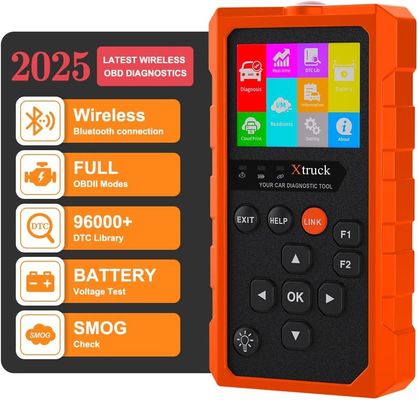 ماسح ضوئي Xtruck 819 محمول باليد OBDII مع وضع OBD2 المحسن 6، ودعم 9 بروتوكولات رئيسية، وشاشة IPS مقاس 2.8 بوصة