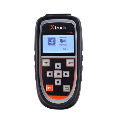 أداة تشخيص مستشعر CAN من Xtruck Y006 EURO 6 مع كشف مستوى اليوريا ودعم متعدد اللغات والبحث التلقائي عن عقدة CAN