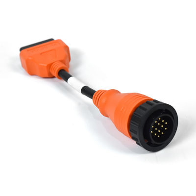 Xtruck Y009 OBD2 14 Pin Diagnostic Cable for  Truck and Excavator Diagnosis