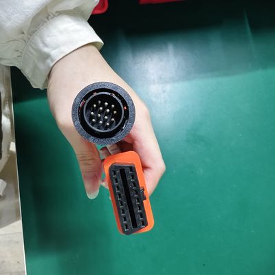 Xtruck Y009 OBD2 14 Pin Diagnostic Cable for  Truck and Excavator Diagnosis