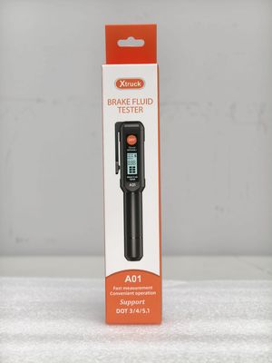 Electronic Brake Fluid Tester Pen with Automatic Sleep Buzzer Alarm and PP + Metal Probe for DOT3 DOT4 DOT5.1 Brake Fluid Testing