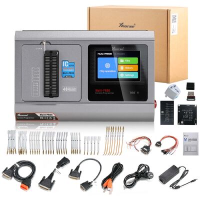 برنامج Xhorse Multi Prog مع رخصة مجانية MQB48 وضع الخبير RH850 وشرائح كتابة دفعة لبرمجة علبة التروس ECU