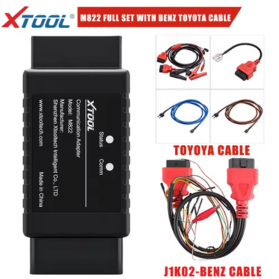 XTOOL M822 M821 Adapter For Benz All Key Lost For Toyota 8A Key Programming Need Work With KC501 Programmer For PAD3 X100MAX