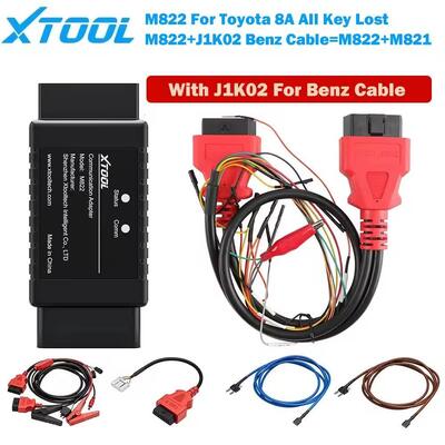 XTOOL M822 M821 محاكي مفتاح لتويوتا A8 للكابل بنز كل المفتاح فقدت البرمجة المفتاح بحاجة إلى العمل مع KC501 المبرمج لPAD3