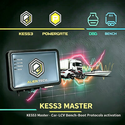 أداة برمجة AlienTech KESS V3 ECU TCU أداة تشخيص بروتوكول السيارات OBD لضبط رقاقة وحدة التحكم الإلكترونية LCD أداة إعادة رسم الخرائط عبر الإنترنت