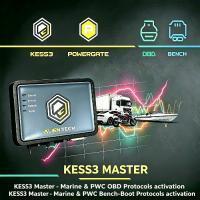 AlienTech KESS3 برنامج ECU مع بروتوكولات Marine & PWC OBD Bench-Boot Tuning ودعم متعدد اللغات