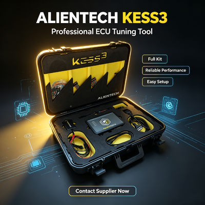 Alientech KESS V3 ECU Tuning Programmer مع دعم متعدد البروتوكولات ، يمكن ترقية Master / Slave ومعالجة بيانات أسرع بـ 10 مرات