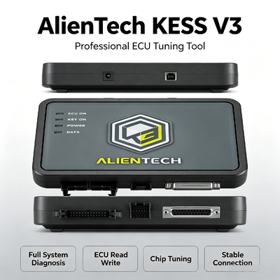 Alientech KESS3 Master Version ECU TCU Chip Tuning Programmer with OBD Bench Boot Programming and 10x Faster Processing Speed