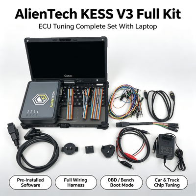 Alientech KESS3 برنامج ECU للسيارة مع دعم بروتوكول OBD الكامل واللغة المتعددة لـ OBD و Bench Tuning
