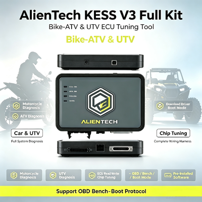 Alientech KESS3 برنامج ECU مع واجهة متعددة اللغات OBD ضبط البدء من مقاعد البدء والضمان لمدة سنة واحدة